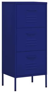 Storage Cabinet Navy Blue 42.5x35x101.5 cm Steel