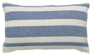 Chenille Cushion - Stripe Slate - 30x50cm