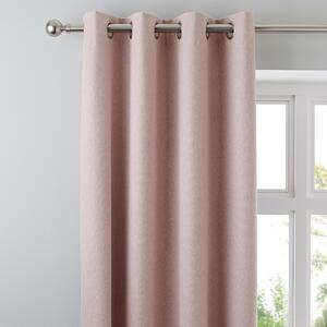 Luna Brushed Blackout Eyelet Curtains