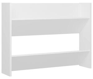 Wall Shoe Cabinet White 80x18x60 cm Engineered Wood