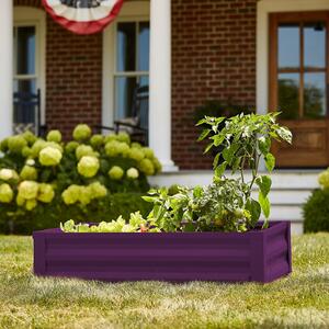 Panacea Steel Raised Garden Planter - Purple
