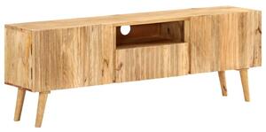 TV Cabinet 140x30x49 cm Solid Mango Wood
