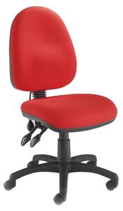 Westford High Back 2 Lever Inflatable Lumbar Operator Chair, Black/Verdigris