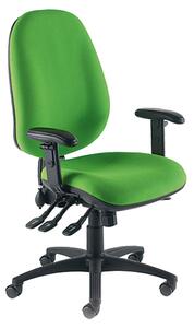 Bradford Extra High Back Operator Chair With Inflatable Lumbar, Black/Range