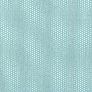 By the Metre Twinkle Teal PVC Blue/White