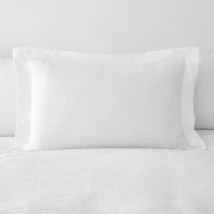 Alissa White 100% Cotton Oxford Pillowcase White