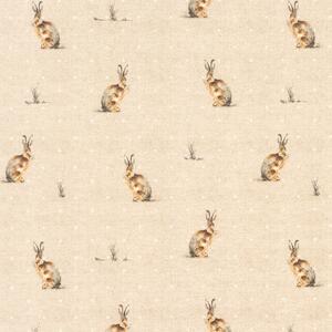 By the Metre Hartley Hare Oil Cloth Pink