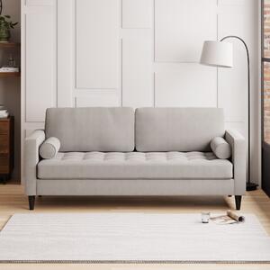 Zoe Boucle 3 Seater Sofa Light Grey