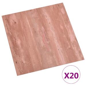Self-adhesive Flooring Planks 20 pcs PVC 1.86 m² Red