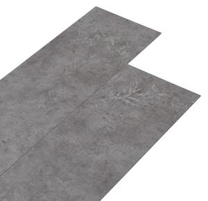 Self-adhesive PVC Flooring Planks 5.21 m? 2 mm Concrete Grey