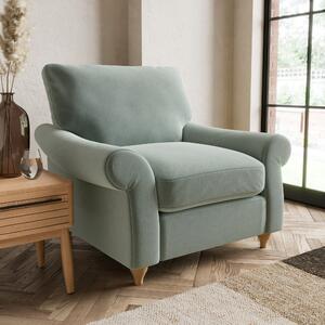 Salisbury Armchair Luxury Velvet Lilypad