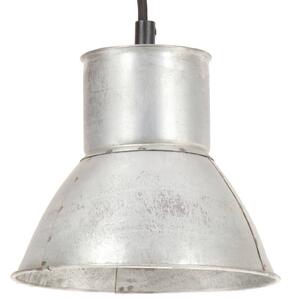 Hanging Lamp 25 W Silver Round 17 cm E27