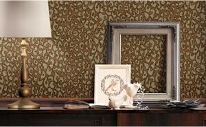 DUTCH WALLCOVERINGS Wallpaper Leopard Print Brown