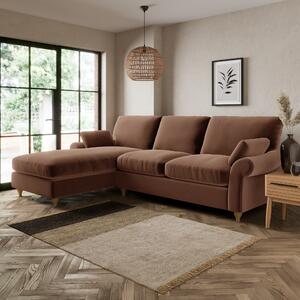 Salisbury Corner Chaise Brown