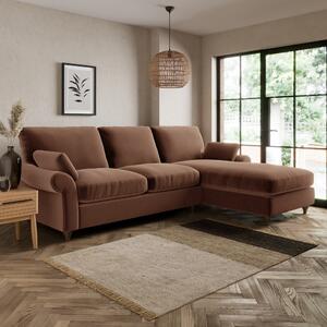 Salisbury Corner Chaise Brown