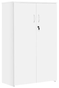 Primo Cupboard, 2 Shelf - 75w40dx120h (cm), White