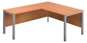 Proteus III L-Shape Desk, 160wx180dx73h (cm), Beech