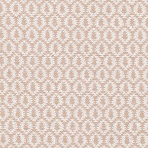 Samos Geometric Woven Fabric Oatmeal