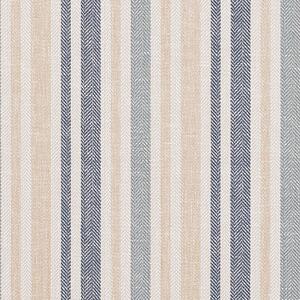 Tiverton Stripe Fabric Indigo