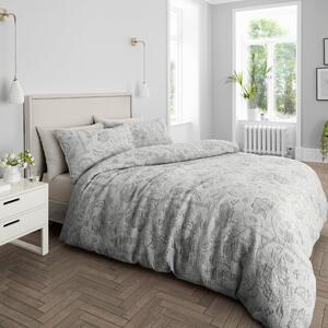 Hyperion Elena Floral Jacquard Bedding Set Grey