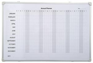 Magnetic Annual Planner, White
