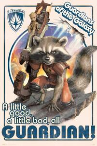 Poster Guardians of the Galaxy - Rocket and Baby Groot, (61 x 91.5 cm)