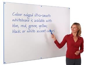 Colour Edged Whiteboard, White