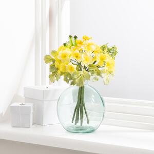 Primula and Narcissi Bundle Yellow 30cm Yellow/Green
