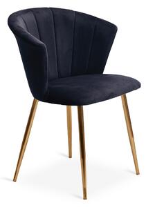 Kendall Dining Chair, Velvet Blue