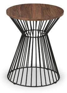 Jersey Round Wire Lamp Table Brown