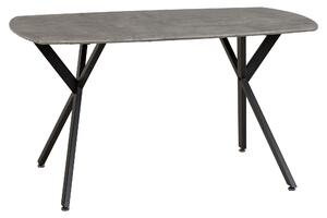 Athens 4 Seater Rectangular Dining Table, Grey Grey