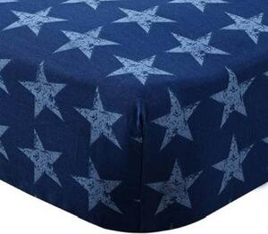 Catherine Lansfield Stars and Stripes Fitted Sheet Blue And Red
