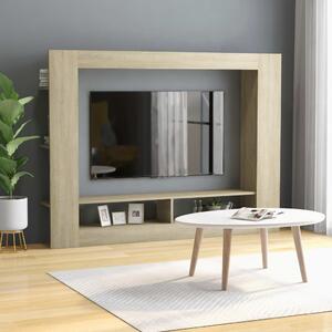 TV Cabinet Sonoma Oak 152x22x113 cm Engineered Wood