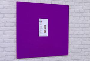 Highlight Flame Shield Unframed Noticeboard, Lilac