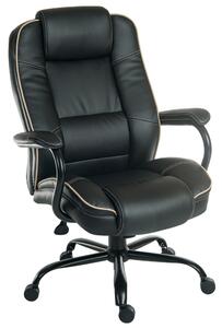 Colossal Duo Executive Leather Chair Black, Black