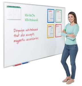 Write-On Magnetic Whiteboards, White