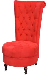 High Back Sofa Chair Red