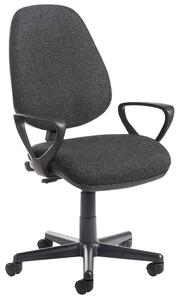 High Back Operator Chair, Charcoal