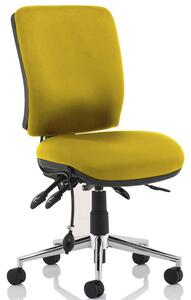 Praktikos Medium Back Posture Operator Chair, Senna Yellow