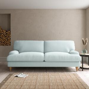 Darwin 4 Seater Sofa Slub Cotton Blend Light Mineral