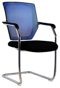 Lippe Mesh Back Visitor Chair, Blue