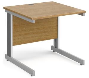 All Oak Deluxe Rectangular Desk, 80wx80dx73h (cm)