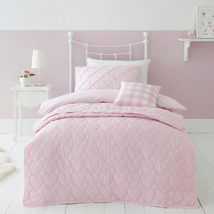 Pink Heart Bedspread Pink