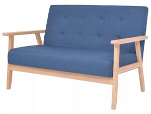244655 2-Seater Sofa Fabric Blue