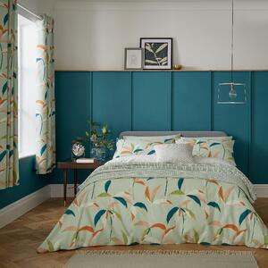 Helena Springfield Viva Olive Duvet Cover Set Green, Blue and Yellow