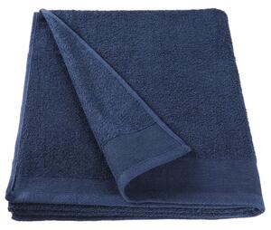 Bath Towel Set 2 pcs Cotton 450 gsm 100x150 cm Navy