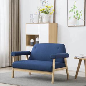 246649 2-Seater Sofa Fabric Blue
