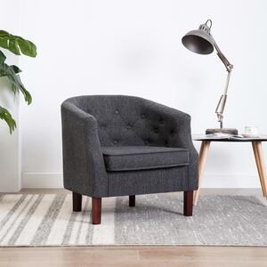 247003 Armchair Fabric Upholstery 65x64x65 cm Dark Grey
