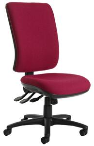Polnoon Extra High Back Operator Chair No Arms, Scuba