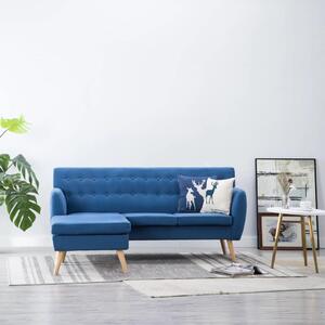 247025 L-shaped Sofa Fabric Upholstery 171,5x138x81,5 cm Blue